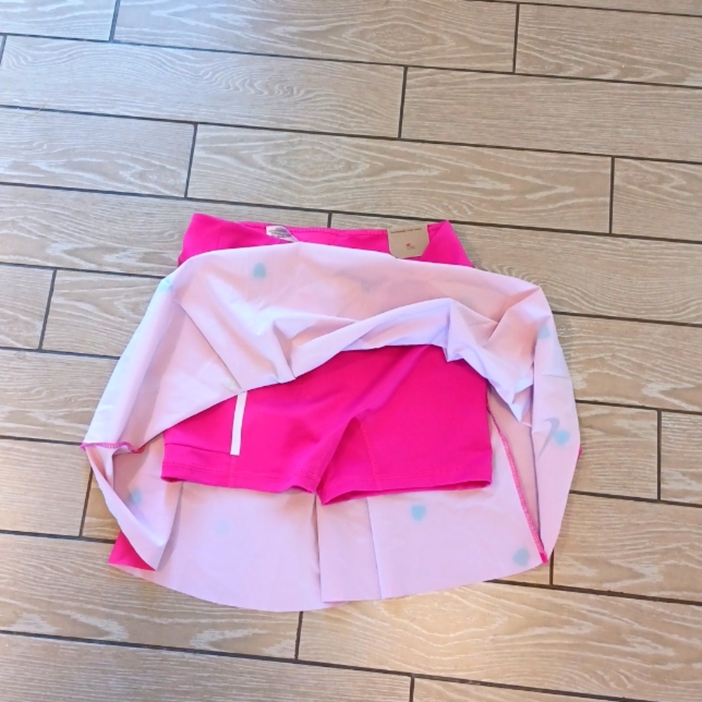 Nike Hot Pink Pleated Skirt with Multicolor Accents - Picture 5 of 9